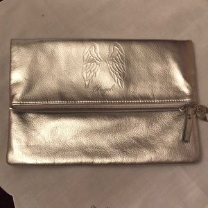 Silver Flap-over Handbag Victoria Secret